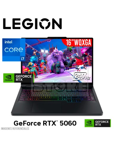 LENOVO LEGION PRO 16IRX10 GAMING INTEL CORE I7-14650HX 1TB SSD 16GB DDR5 16"WQXGA (2560x1600) 240 Hz NVIDIA GEFORCE RTX 5060 8192MB  ECLIPSE BLACK Backlit Keyboard  WIN11