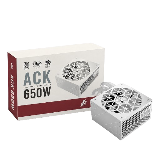 FUENTE 1ST PLAYER ACK HA-650AC1 650W 80 PLUS WHITE