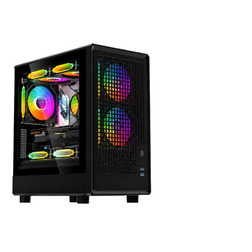 CASE HALION FPMAX WIND SHEEL G2 BLACK RGB 1 FAN MATX