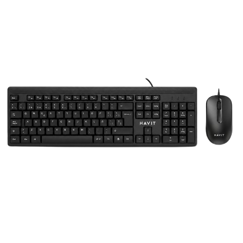 COMBO OFICINA HAVIT KB893L-SP TECLADO MOUSE
