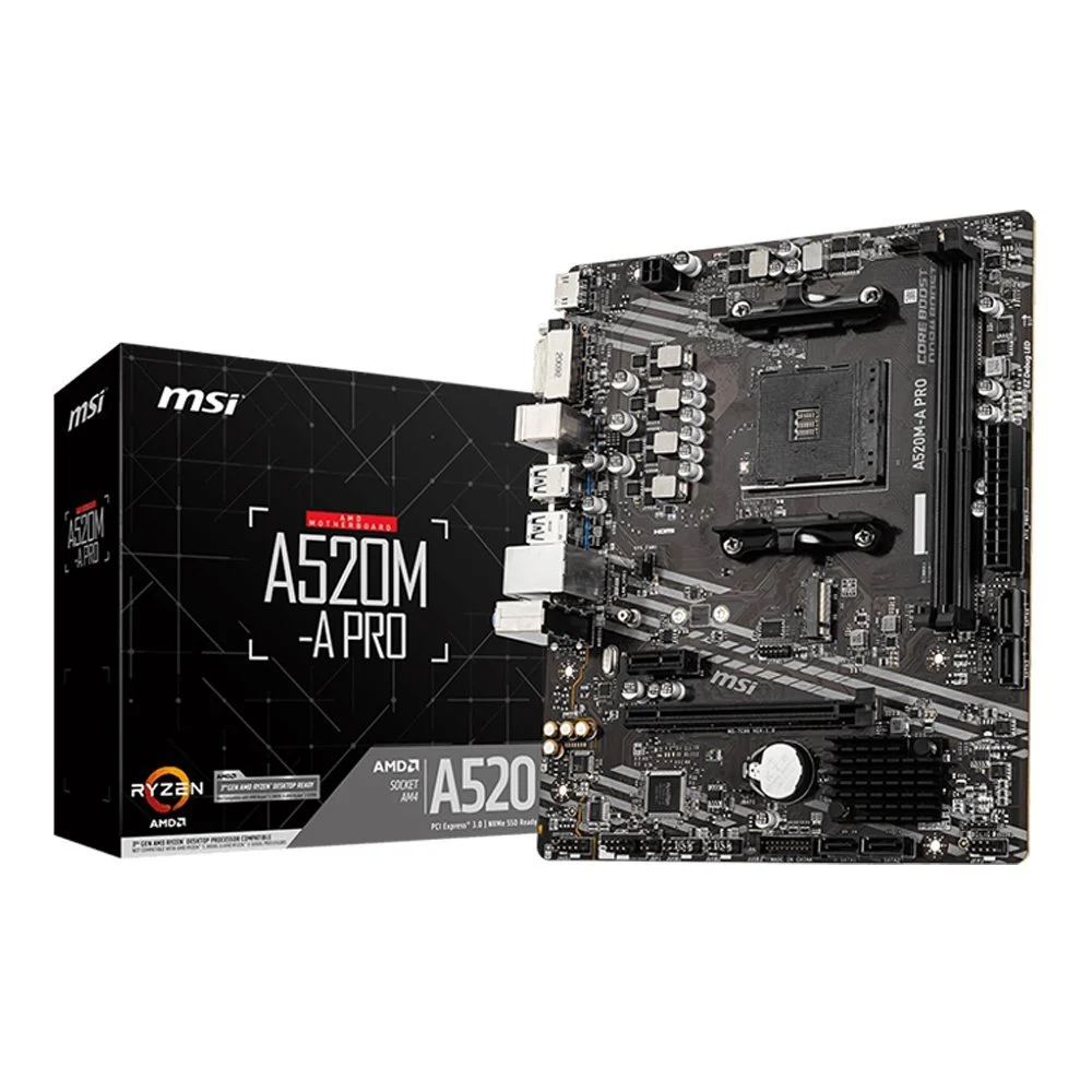 PLACA AMD MSI A520M A PRO AM4 DDR4