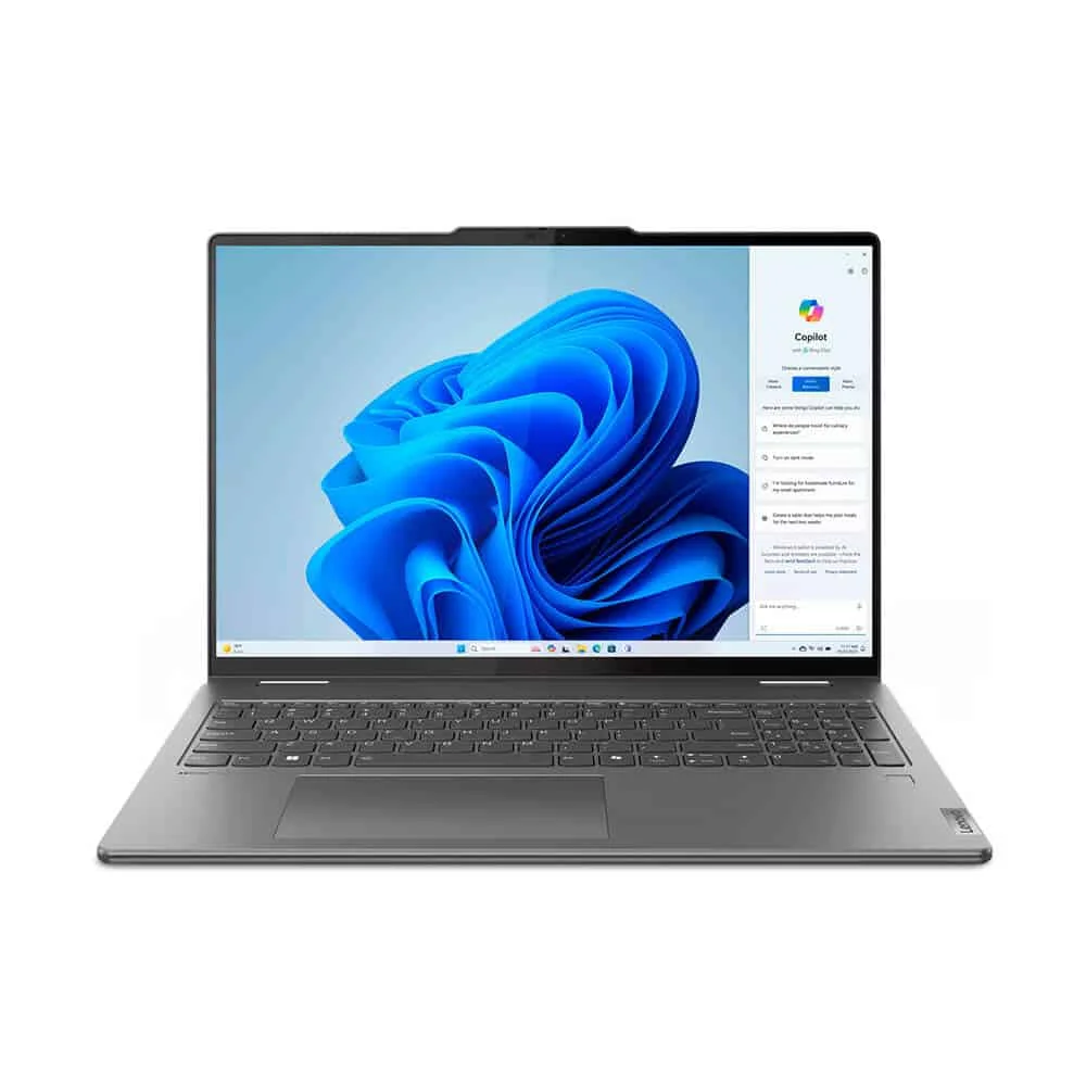 LENOVO YOGA 7 16IML9 2-IN-1 Core™ Ultra 7 155U 1TB SSD 16GB 16" (1920x1200) TOUCHSCREEN IPS WIN11 STORM GREY Backlit Keyboard FP Reader
