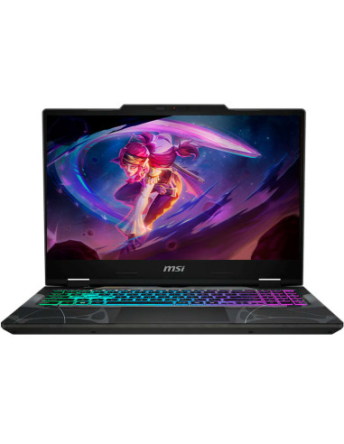 MSI CYBORG 15 B2RWGKG-409US GAMING INTEL CORE 7-240H 1TB SSD 16GB DDR5 15.6 FHD (1920X1080) NVIDIA GEFORCE RTX 5070 8192MB  WIN 11 COLOR TRANSLUCENT BLACK