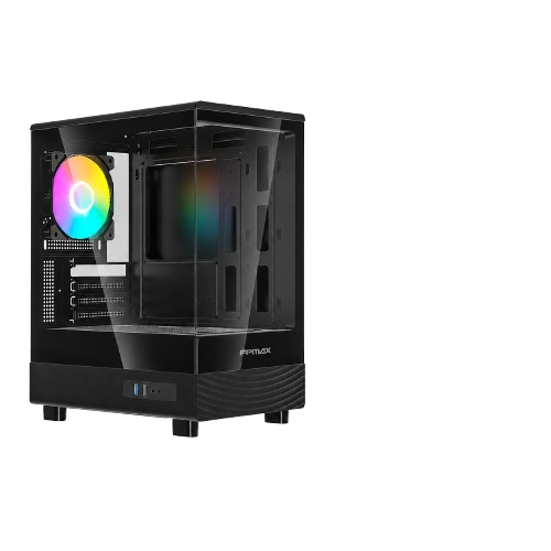 CASE HALION FPMAX FISH DIAMOND R2M RGB 1 FAN MATX VIDRIO