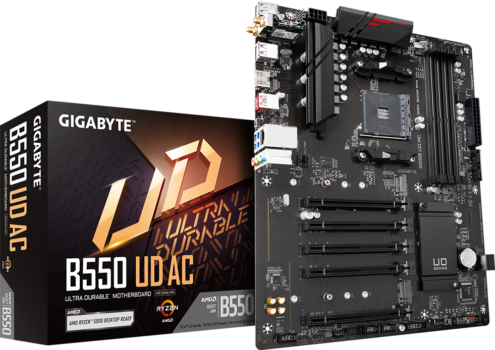 PLACA AMD GIGABYTE B550 UD AC WIFI AM4 DDR4