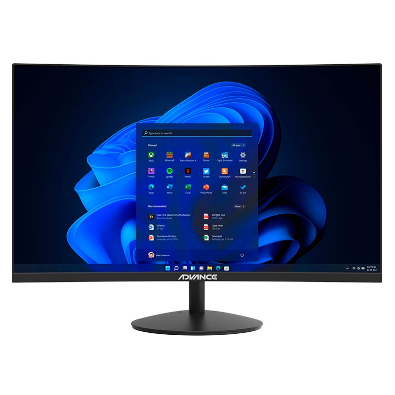 MONITOR ADVANCE ADV-2751S 27 PULG 100HZ CURVO 1MS FHD