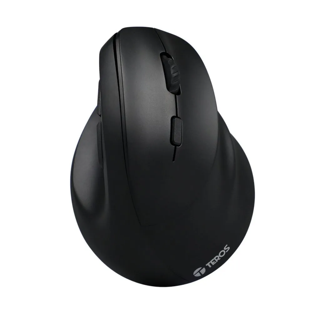 MOUSE ERGONOMICO INALAMBRICO TEROS TE-5169 USB C RECARGABLE