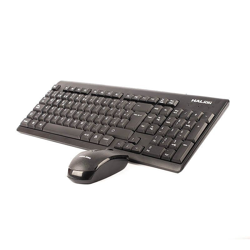 COMBO INALAMBRICO HALION HA-K210W TECLADO MOUSE