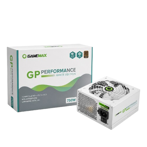FUENTE GAMEMAX GP-750 750W 80 PLUS BRONCE BLANCO